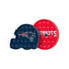 New England Patriots NFL 2 Pack Helmet & Circle Push-Itz Fidget