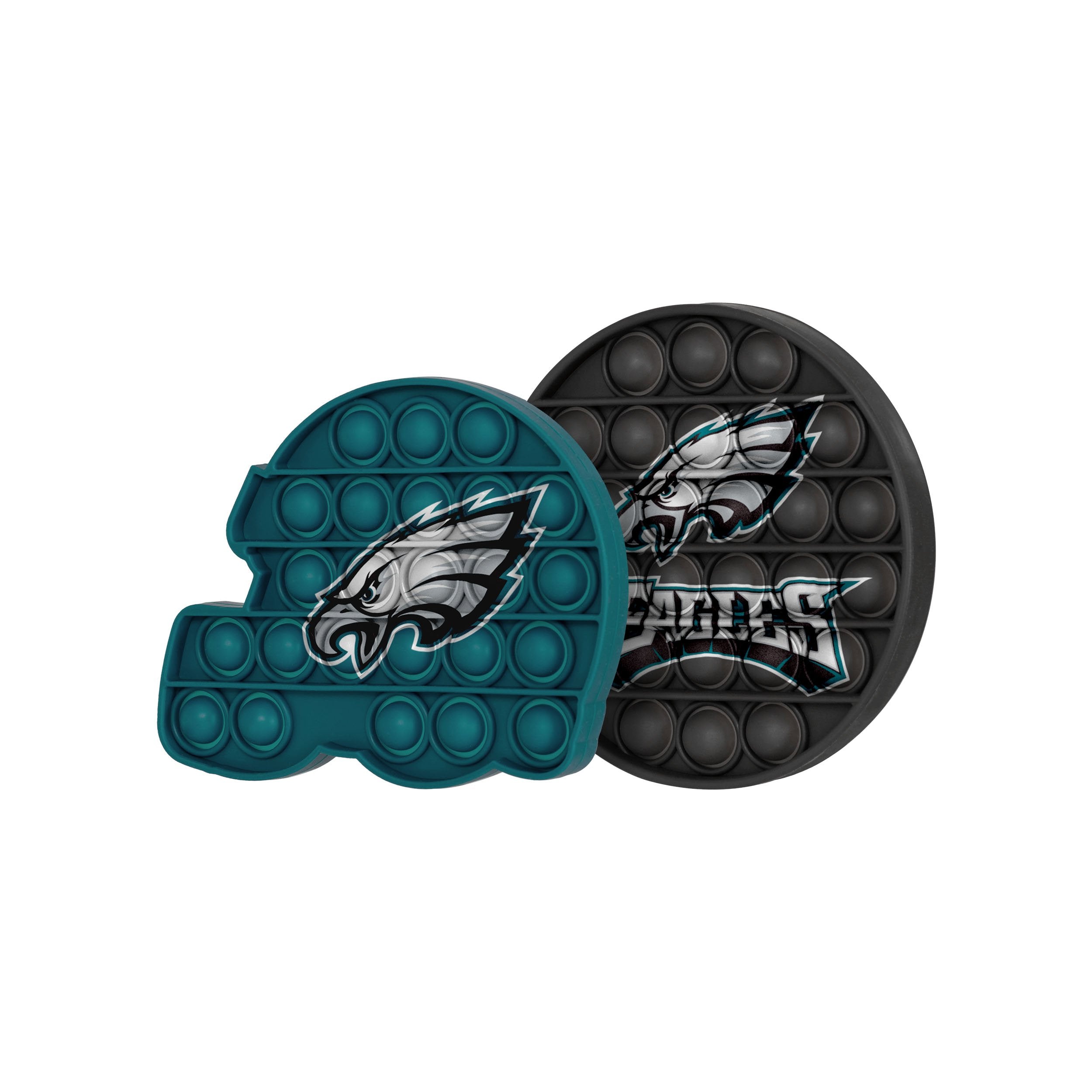 Philadelphia Eagles NFL 2 Pack Helmet & Circle Push-Itz Fidget