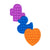 Wildlife Fun 3 Pack Generic Push-Itz Fidget
