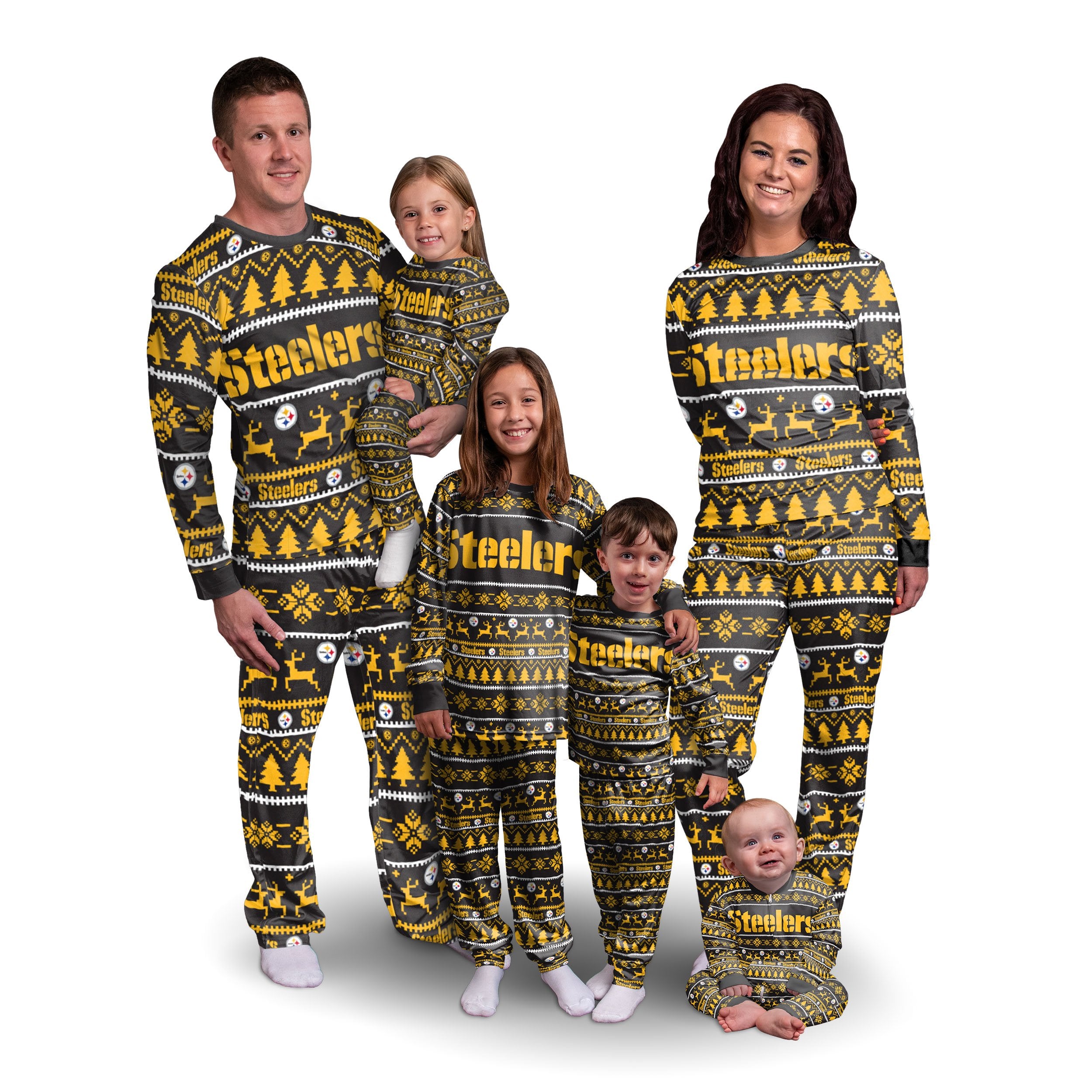 Pets First NFL Pittsburgh Steelers Team Uniform Onesi Pajama