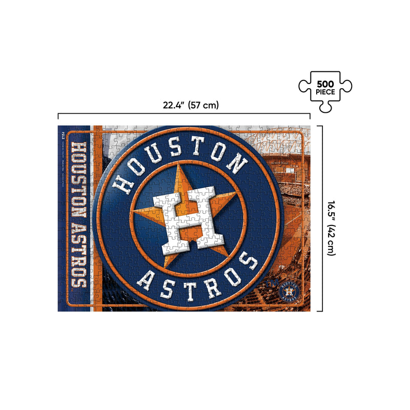 Houston Astros MLB Big Logo 500 Piece Jigsaw Puzzle PZLZ - Orbit