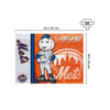 New York Mets MLB Big Logo 500 Piece Jigsaw Puzzle PZLZ - Mr Met