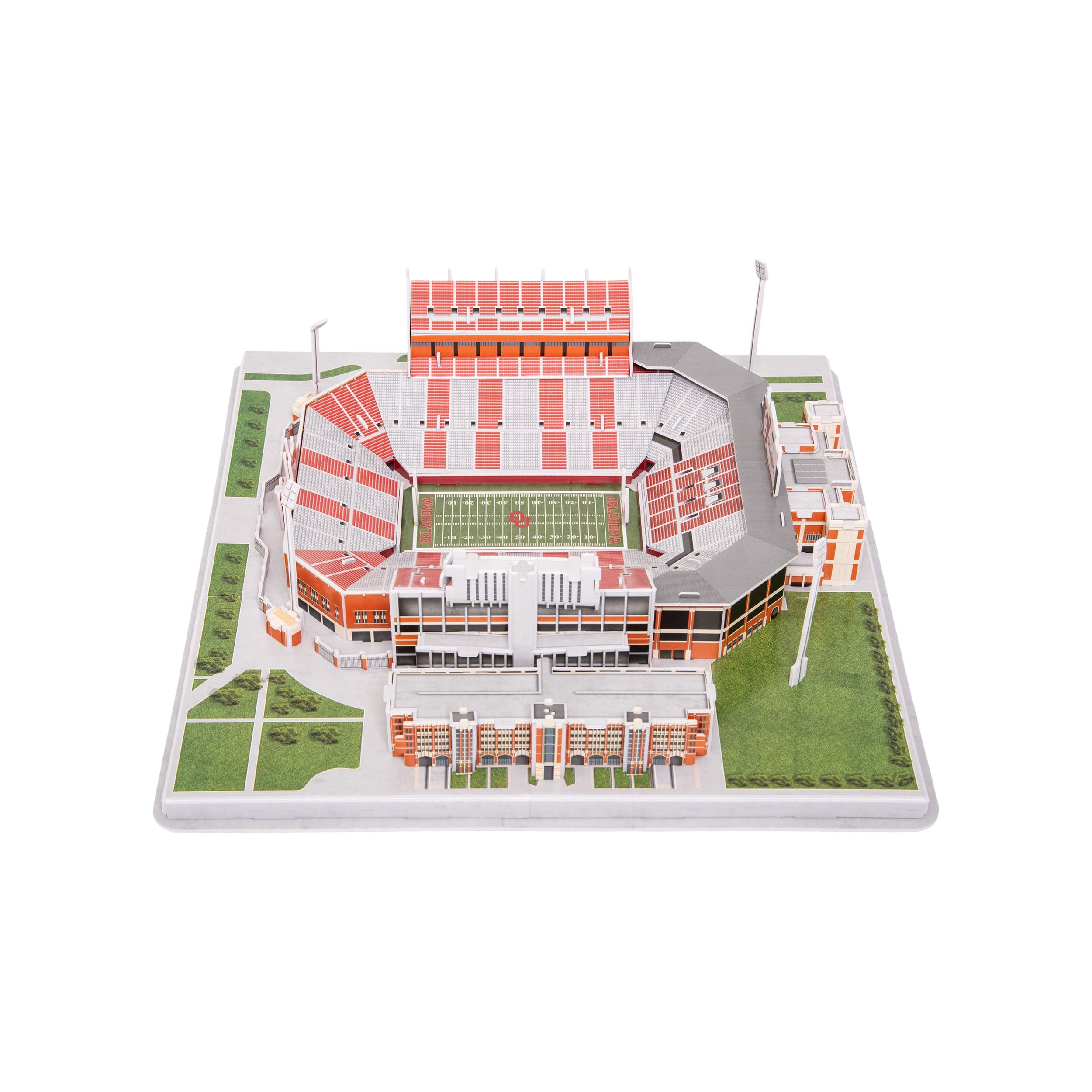 Oklahoma OSU NFL School House Ceramic Christmas Village Collection