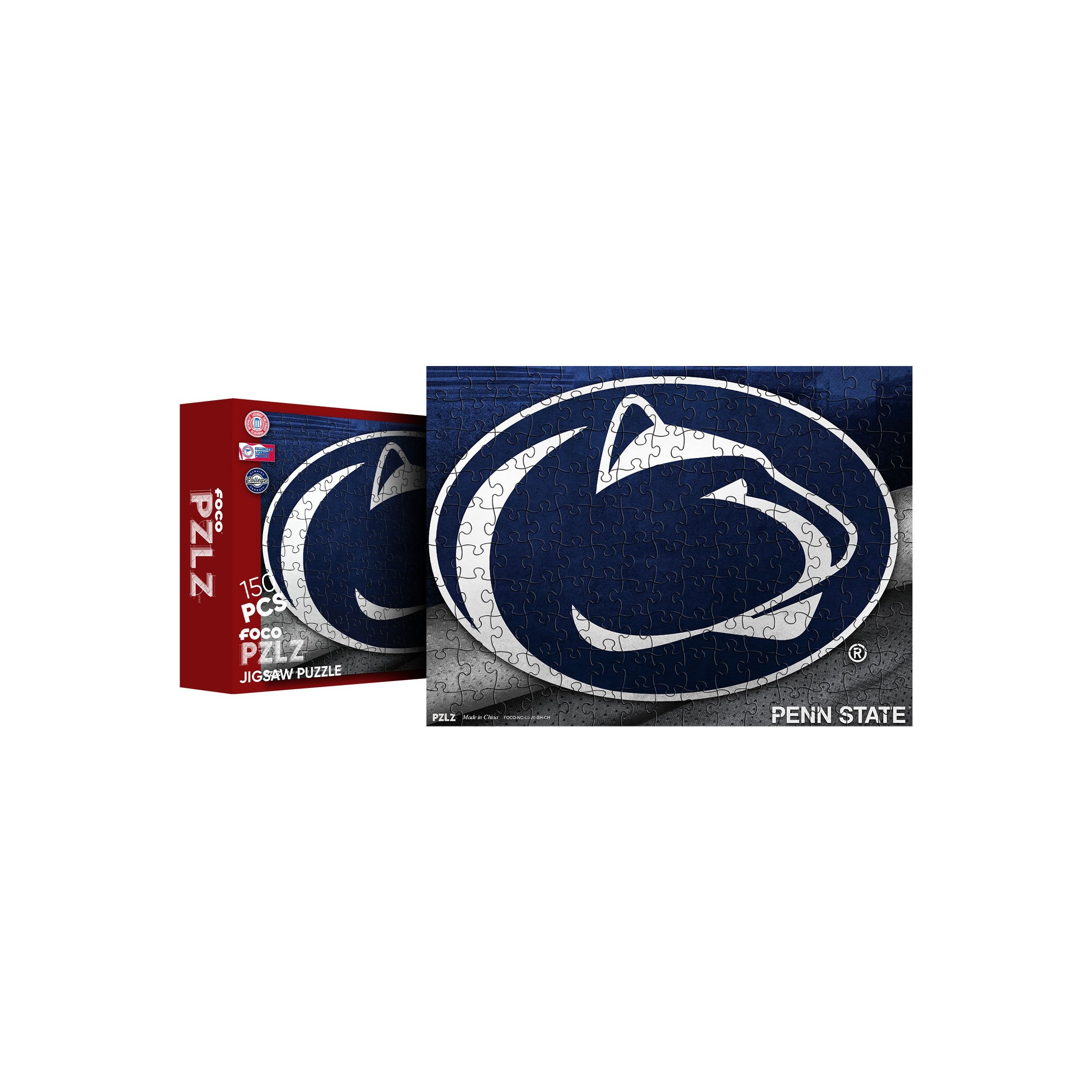 FOCO Penn State Nittany Lions NCAA Busy Block Family Holiday Pajamas