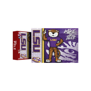 LSU Tigers NCAA 500 Piece Jigsaw Puzzle PZLZ Mascot - Mike the Tiger