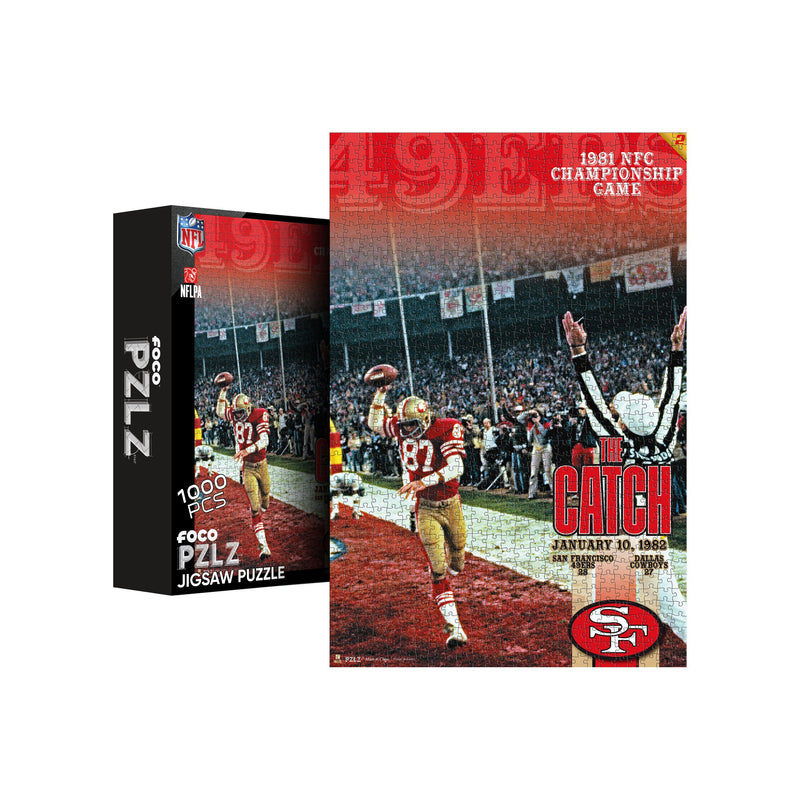 San Francisco 49ers NFL Logo Wood Jigsaw Puzzle PZLZ