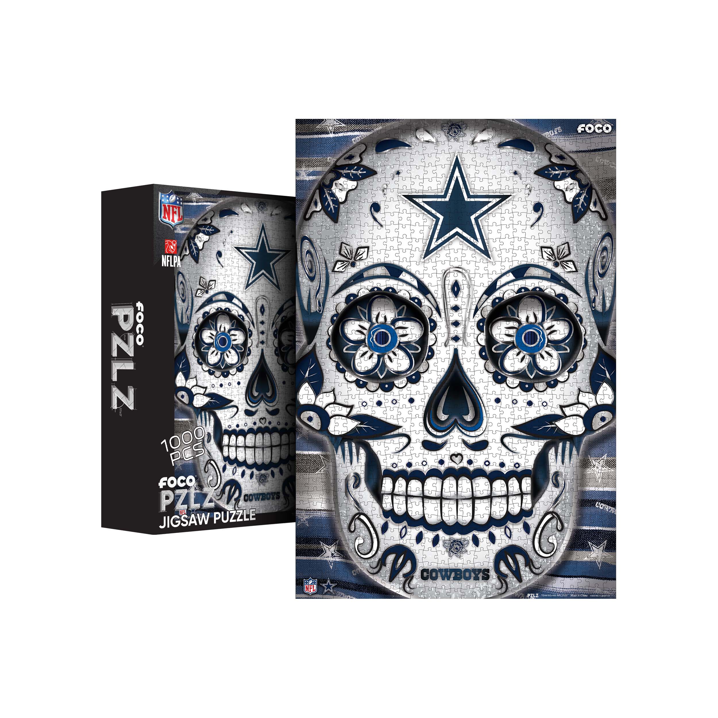 Dallas cowboys sugar skull svg, Dallas cowboys skull svg, Dallas