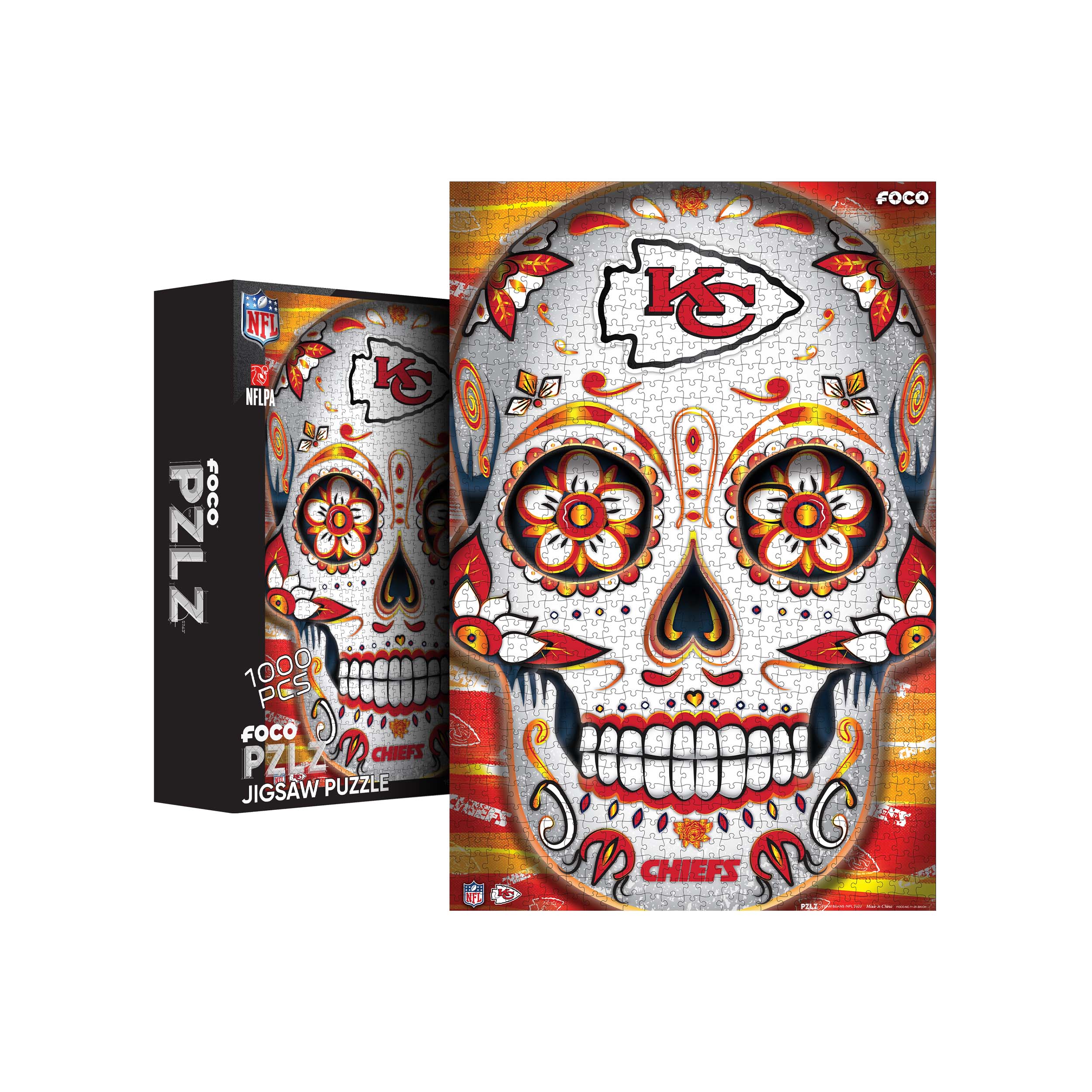 Kansas City Chiefs Stadium NFL Panoramic 1000 Jigsaw Puzzle