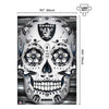 Las Vegas Raiders NFL Sugar Skull 1000 Piece Jigsaw Puzzle PZLZ