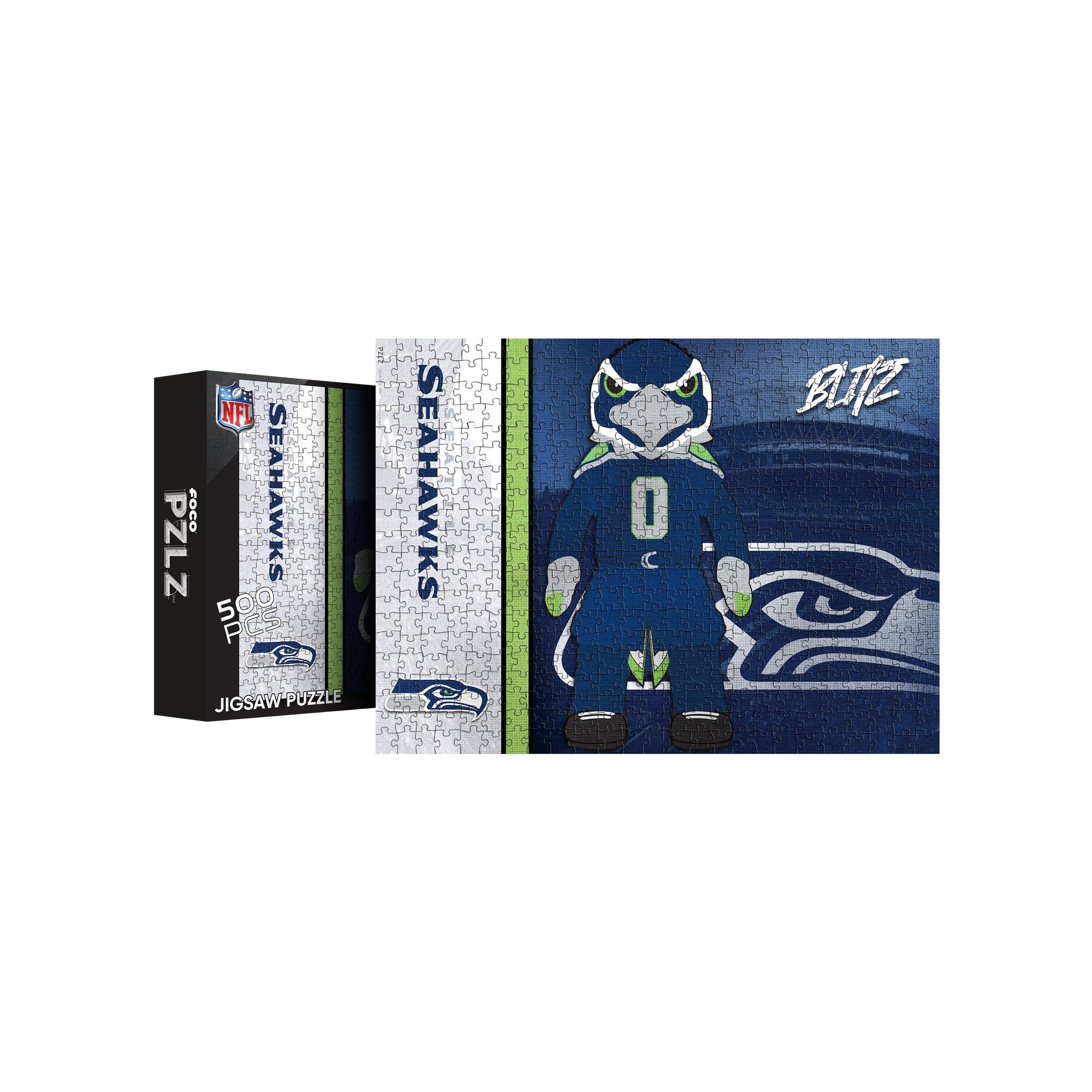 NFL Team Apparel Youth Seattle Seahawks All Out Blitz Team Color