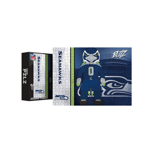 Seattle Seahawks NFL 500 Piece Jigsaw Puzzle PZLZ Mascot - Blitz