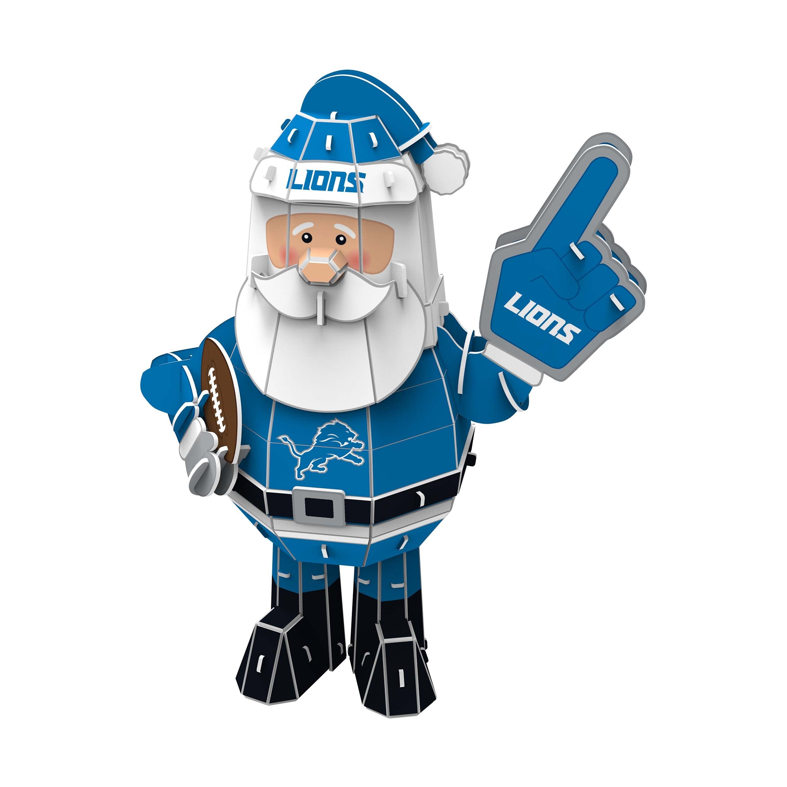 Detroit Lions NFL PZLZ Santa