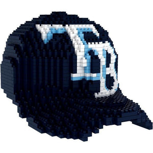 Tampa Bay Rays MLB 3D BRXLZ Construction Puzzle Set Baseball Cap
