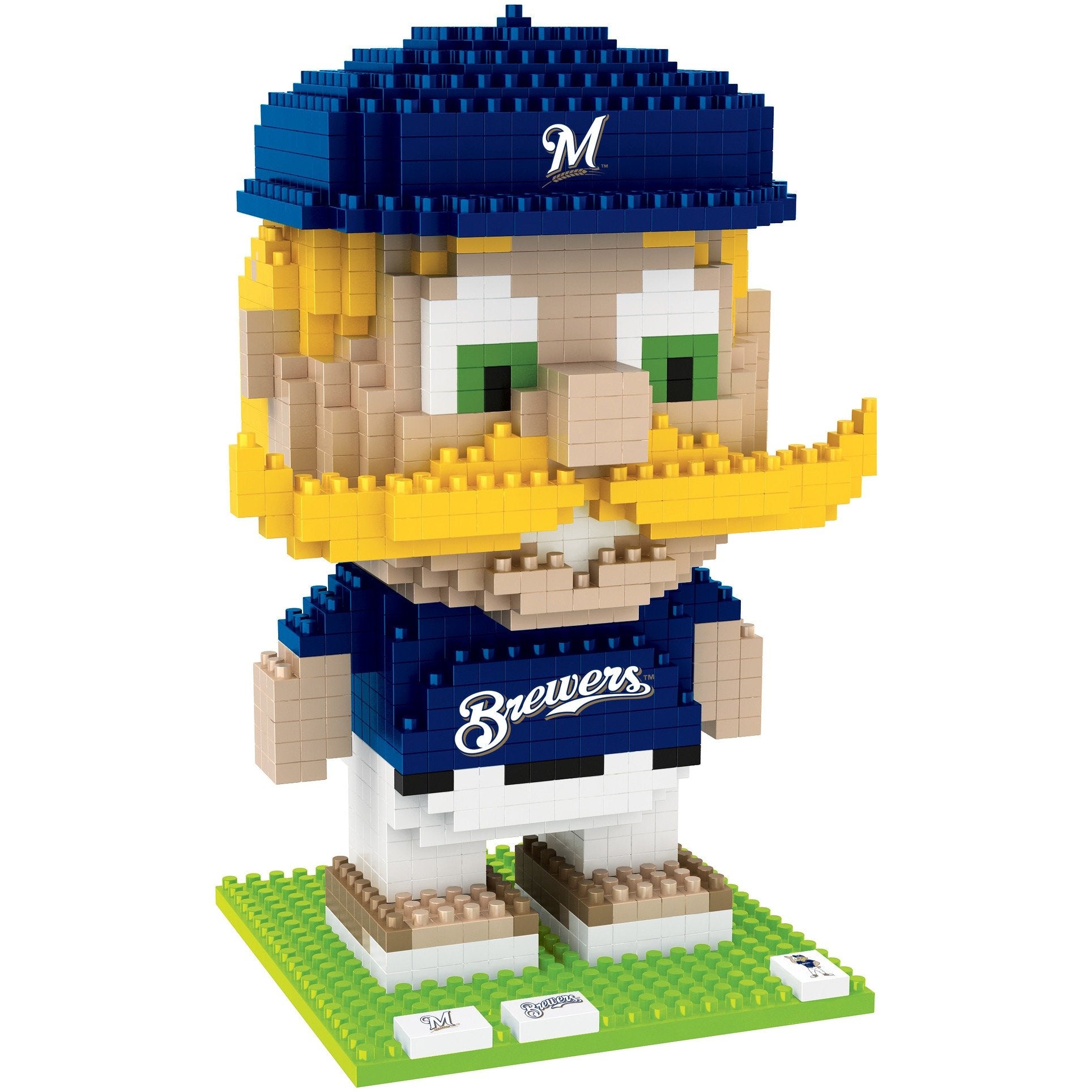 Milwaukee Brewers MLB 3D Model PZLZ Mascot - Bernie Brewer