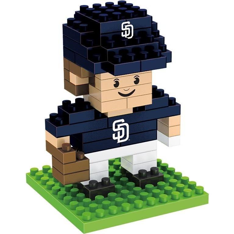 San Diego Padres MLB 3D BRXLZ Puzzle Blocks - Mascot- Swinging Friar