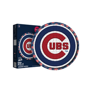 Chicago Cubs MLB Logo Wood Jigsaw Puzzle PZLZ