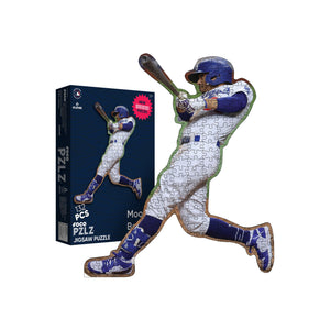 Los Angeles Dodgers MLB Mookie Betts Wood Jigsaw Puzzle PZLZ