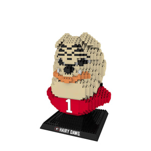 Georgia Bulldogs NCAA BRXLZ Hairy Dawg Mascot Bust Puzzle Set