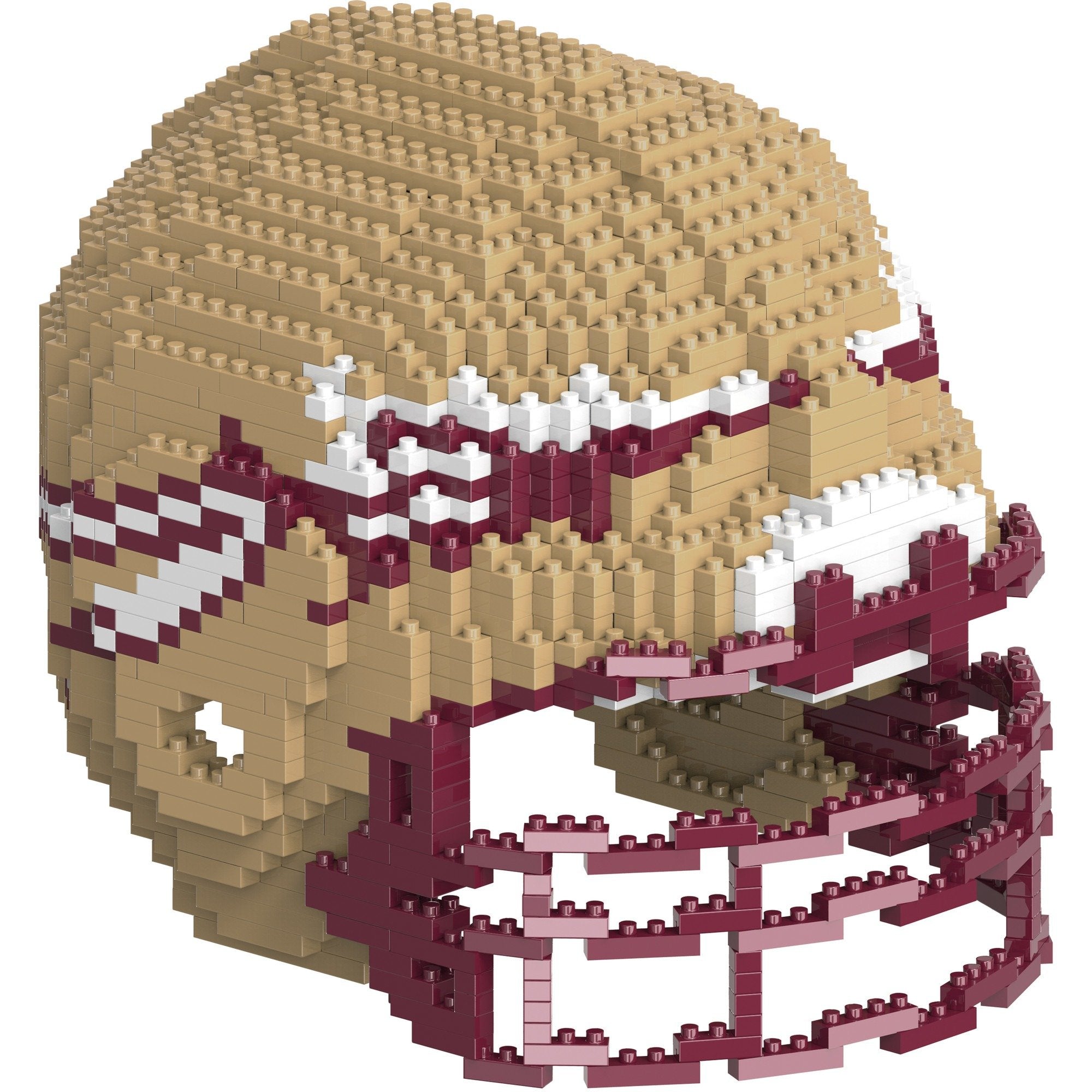 South Carolina Gamecocks NCAA 3D Brxlz Helmet Puzzle Building Blocks S