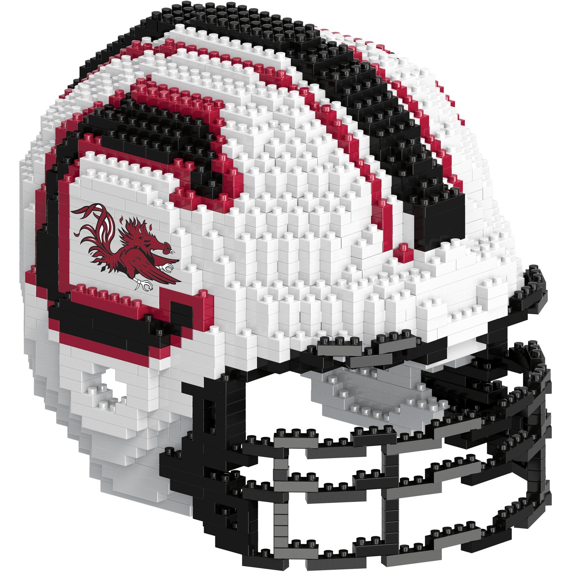 South Carolina Gamecocks NCAA 3D Brxlz Helmet Puzzle Building Blocks S