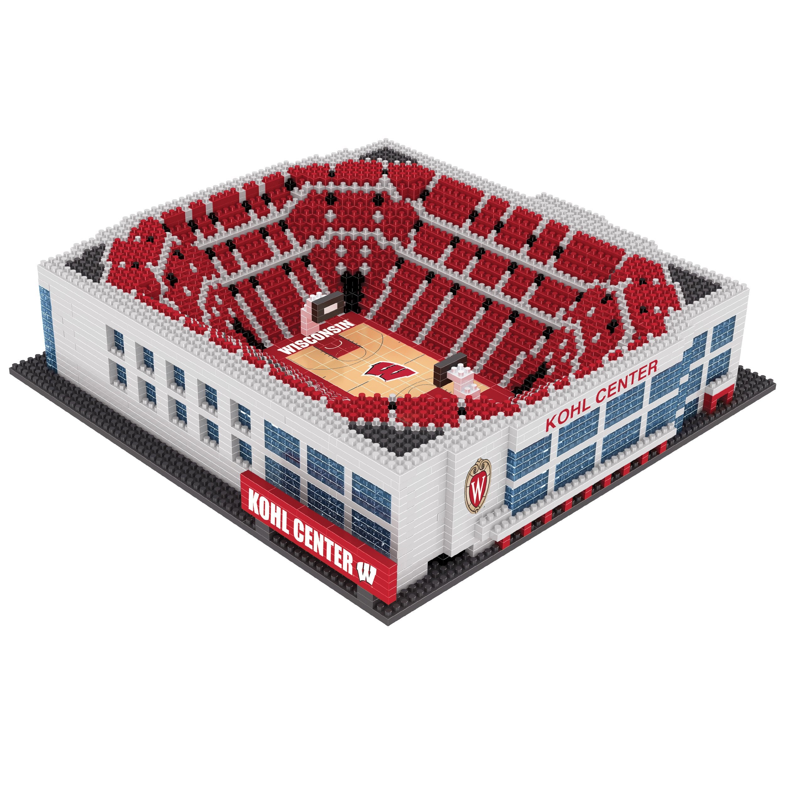 Wisconsin Badgers NCAA 3D BRXLZ Basketball Arena - Kohl Center