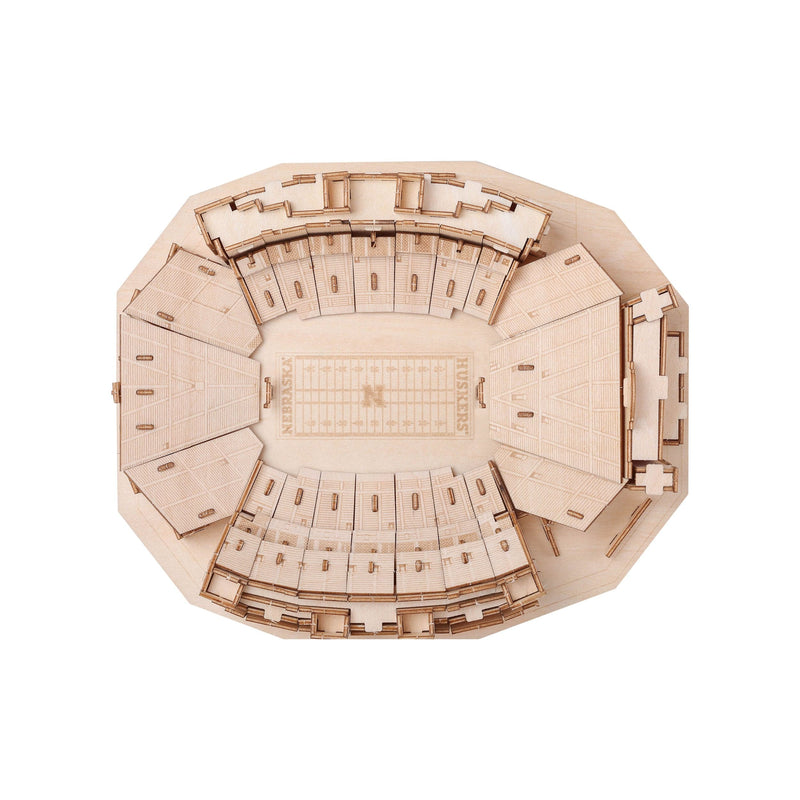 Nebraska Cornhuskers NCAA Memorial Stadium Wood PZLZ Stadium