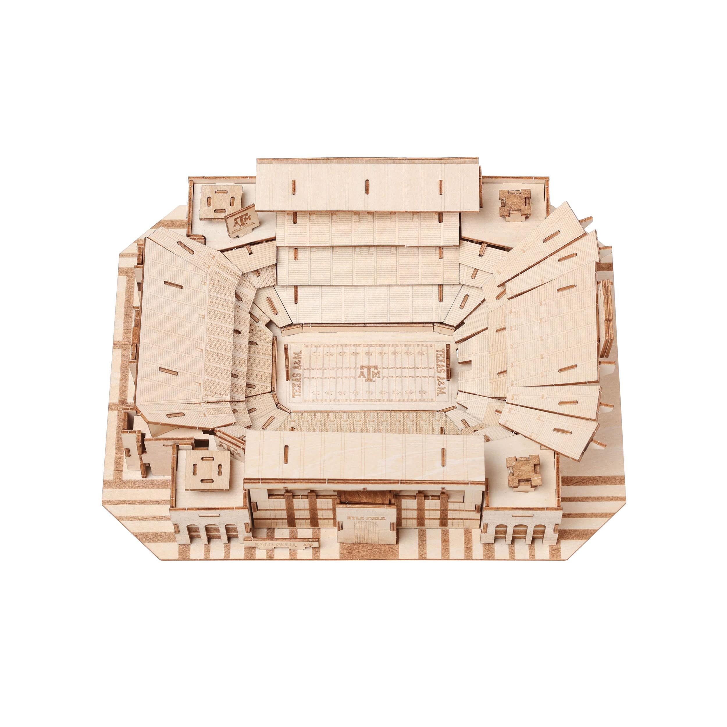 Chicago Bears NFL 3D Wood Model PZLZ Stadium - Soldier Field