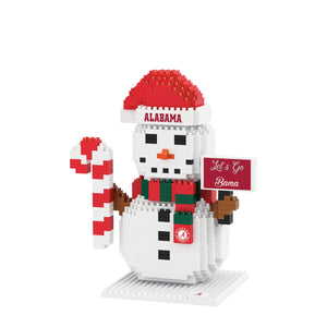 Alabama Crimson Tide NCAA BRXLZ Snowman