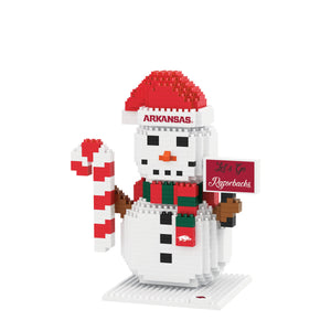 Arkansas Razorbacks NCAA BRXLZ Snowman