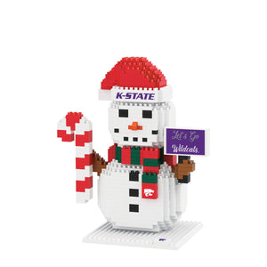 Kansas State Wildcats NCAA BRXLZ Snowman