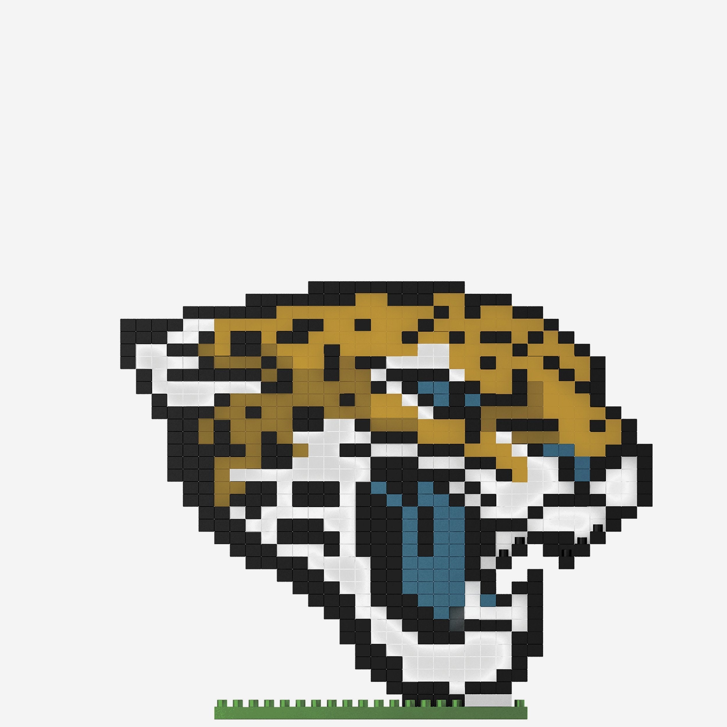 Jacksonville Jaguars Pixel Art Wall Poster - Build Your Own with Bricks! -  BRIK