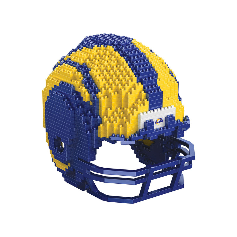 Los Angeles Rams NFL 3D BRXLZ Puzzle Replica Mini Helmet Set