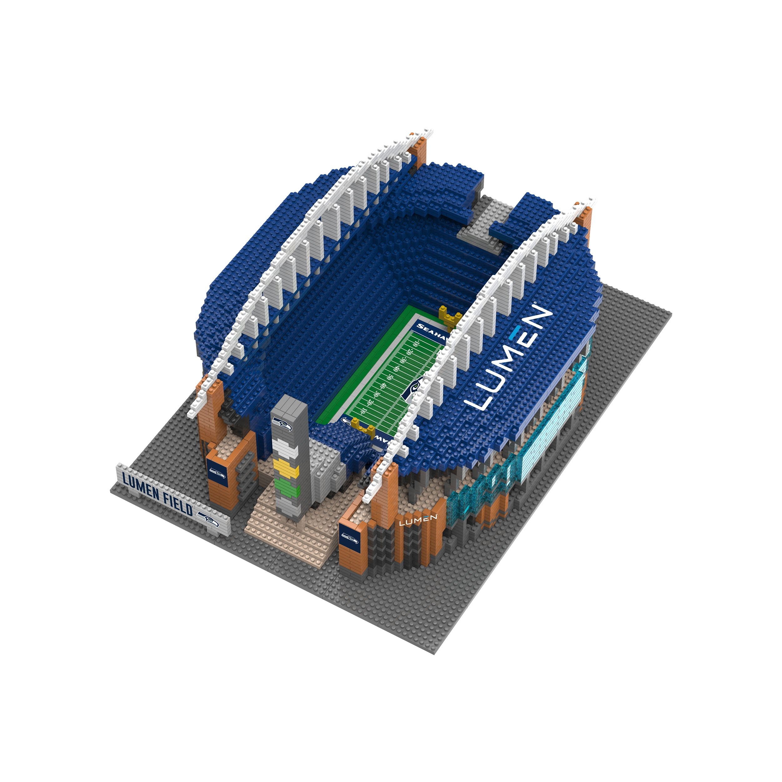 Lego American Football Stadium Seattle Seahawks NFL 3D BRXLZ