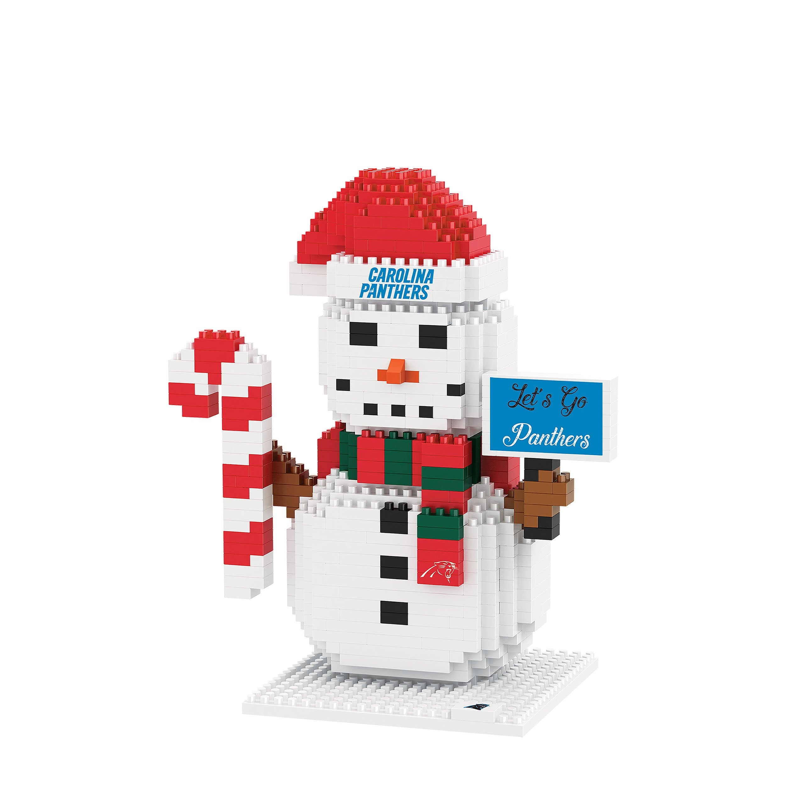 Carolina Panthers NFL BRXLZ Snowman