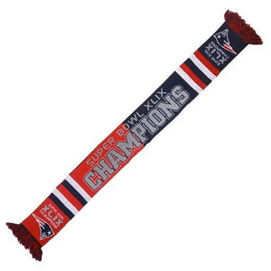 New England Patriots Super Bowl 49 Champions 2014-2015 Scarf