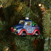 Chicago Cubs MLB Blown Glass Truck Ornament