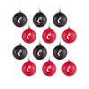 Cincinnati Bearcats NCAA 12 Pack Ball Ornament Set