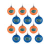 Florida Gators NCAA 12 Pack Ball Ornament Set