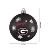 Georgia Bulldogs NCAA 5 Pack Shatterproof Ball Ornament Set