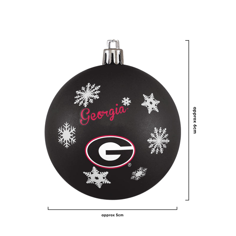 Georgia Bulldogs Atlanta Braves Ornament: Georgia Bulldogs 