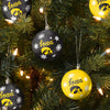 Iowa Hawkeyes NCAA 5 Pack Shatterproof Ball Ornament Set