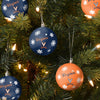 Virginia Cavaliers NCAA 5 Pack Shatterproof Ball Ornament Set
