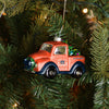 Auburn Tigers NCAA Blown Glass Truck Ornament