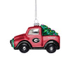 Georgia Bulldogs NCAA Blown Glass Truck Ornament