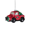 Georgia Bulldogs NCAA Blown Glass Truck Ornament