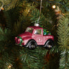 Indiana Hoosiers NCAA Blown Glass Truck Ornament