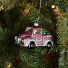 Mississippi State Bulldogs NCAA Blown Glass Truck Ornament
