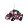 Mississippi State Bulldogs NCAA Blown Glass Truck Ornament