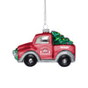 Ohio State Buckeyes NCAA Blown Glass Truck Ornament