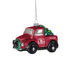 Oklahoma Sooners NCAA Blown Glass Truck Ornament